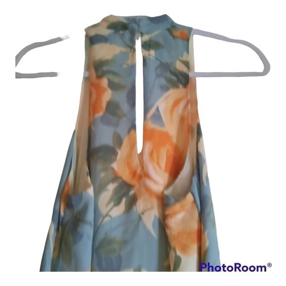 Lulu's Part of Your World Dusty Sage Floral Print Swing Dress - Picture 6 of 6